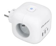 QOLTEC Kostka zasilająca przedłużacz 6w1 3x AC/2x USB/1x USB-C - 1330699 - zdjęcie 4